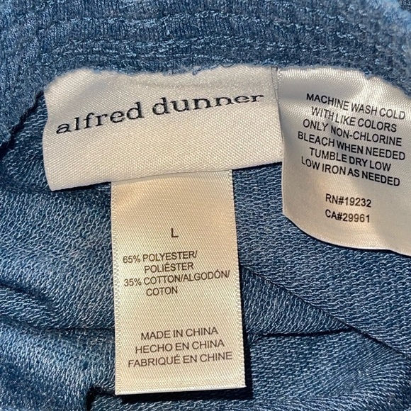 Alfred Dunner Lounge pants with pockets. Size Large GUC - like new - Picture 7 of 7